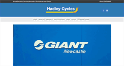Desktop Screenshot of hadleycycles.com.au